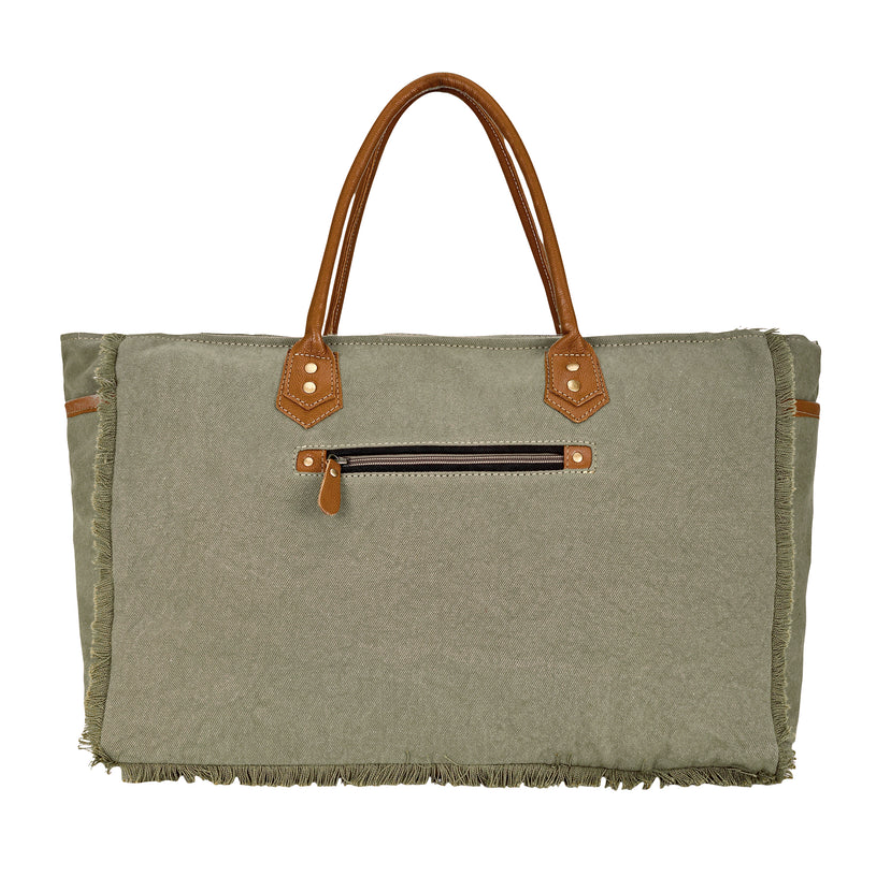 Myra | Globemallow Weekender Bag in Olive *FINAL SALE*