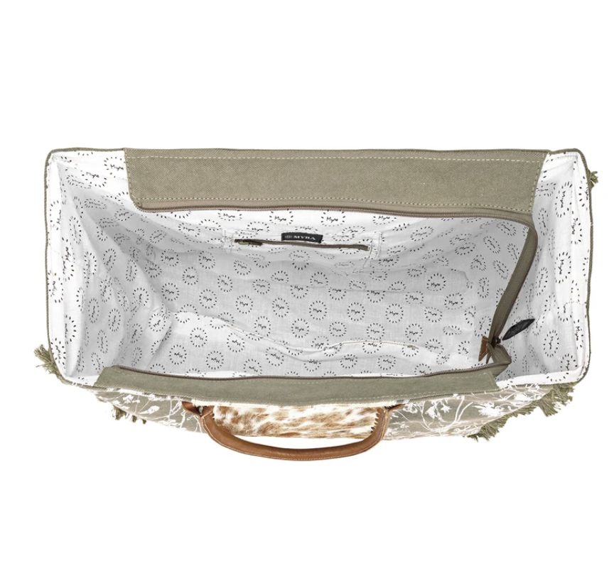 Myra | Globemallow Weekender Bag in Olive *FINAL SALE*