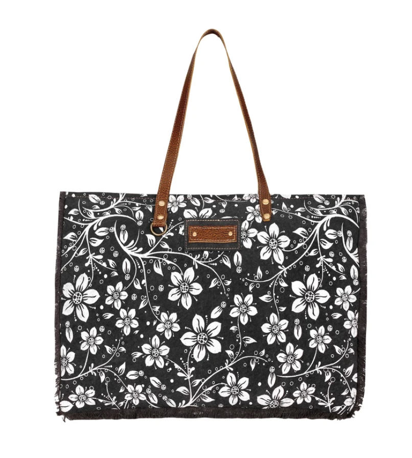 Myra | Chalky Weekender Bag in Charcoal *FINAL SALE*