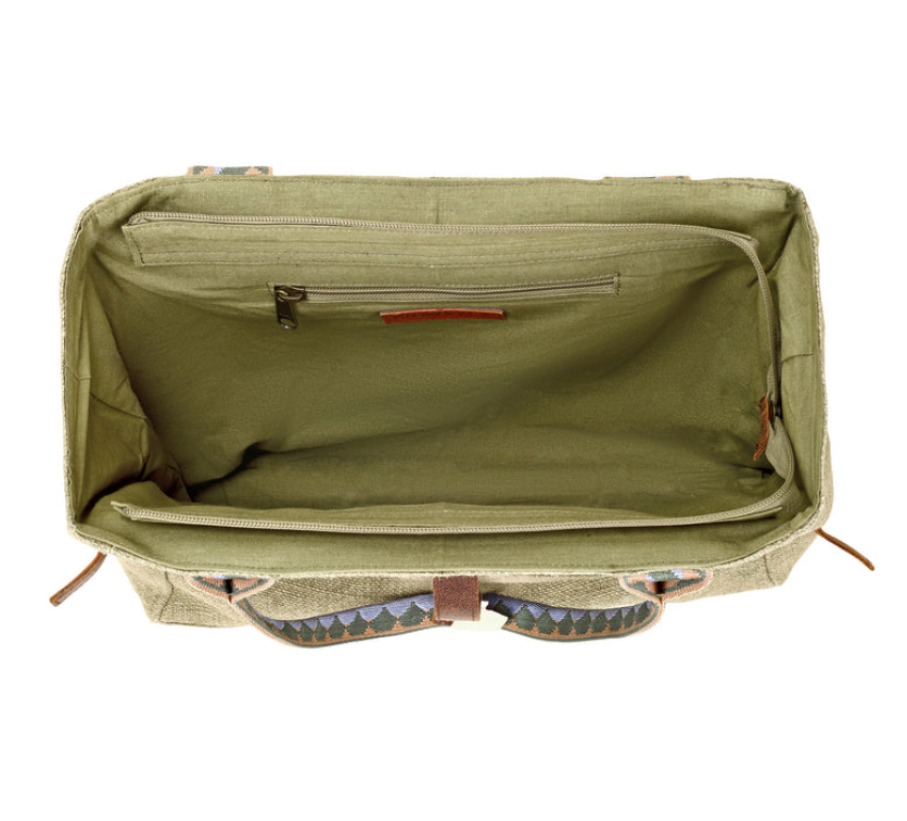 Myra | Cedar Draw Tote Bag in Olive *FINAL SALE*