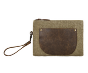 Myra | Barnlot Wristlet in Olive *FINAL SALE*
