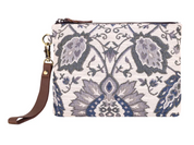 Myra | Cinderbluff Wristlet in Olive Floral *FINAL SALE*