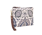 Myra | Cinderbluff Wristlet in Olive Floral *FINAL SALE*
