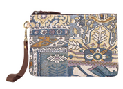 Myra | Cinderbluff Wristlet in Blue Tapestry *FINAL SALE*