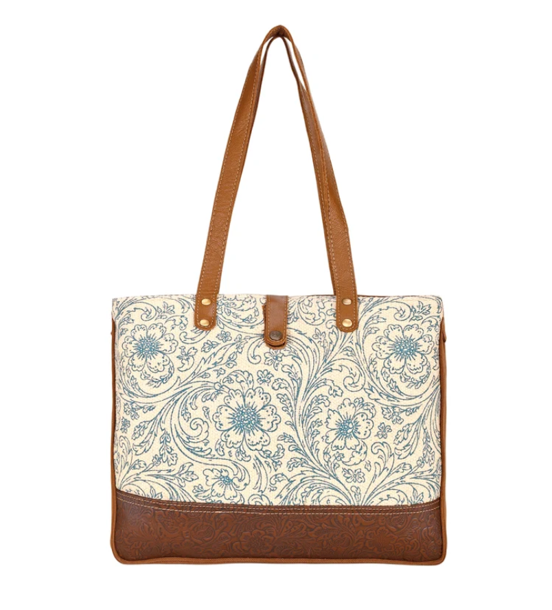 Myra | Willow Mesa Messenger in Cream Floral  *FINAL SALE*