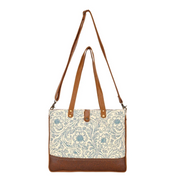 Myra | Willow Mesa Messenger in Cream Floral  *FINAL SALE*