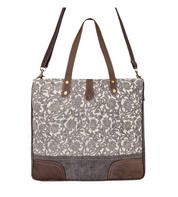 Myra | Willow Mesa Messenger in Grey Floral *FINAL SALE*