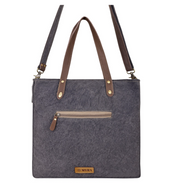 Myra | Willow Mesa Messenger in Grey Floral *FINAL SALE*
