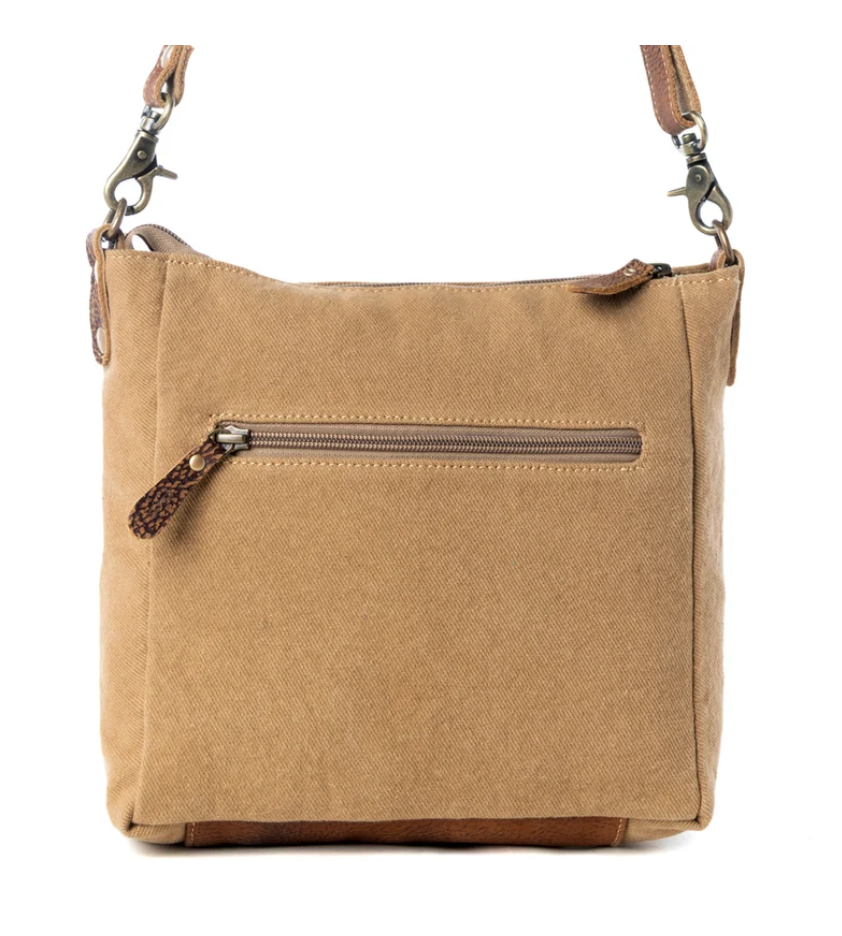 Myra | Crestbloom Vintage Crossbody Bag in Olive  *FINAL SALE*