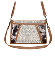 Myra | Dual Strap Small Crossbody Bag in blue *FINAL SALE*