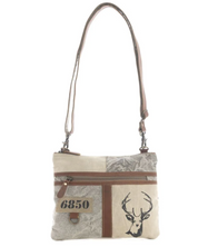 Myra | White Hart Deer Small Crossbody Bag *FINAL SALE*