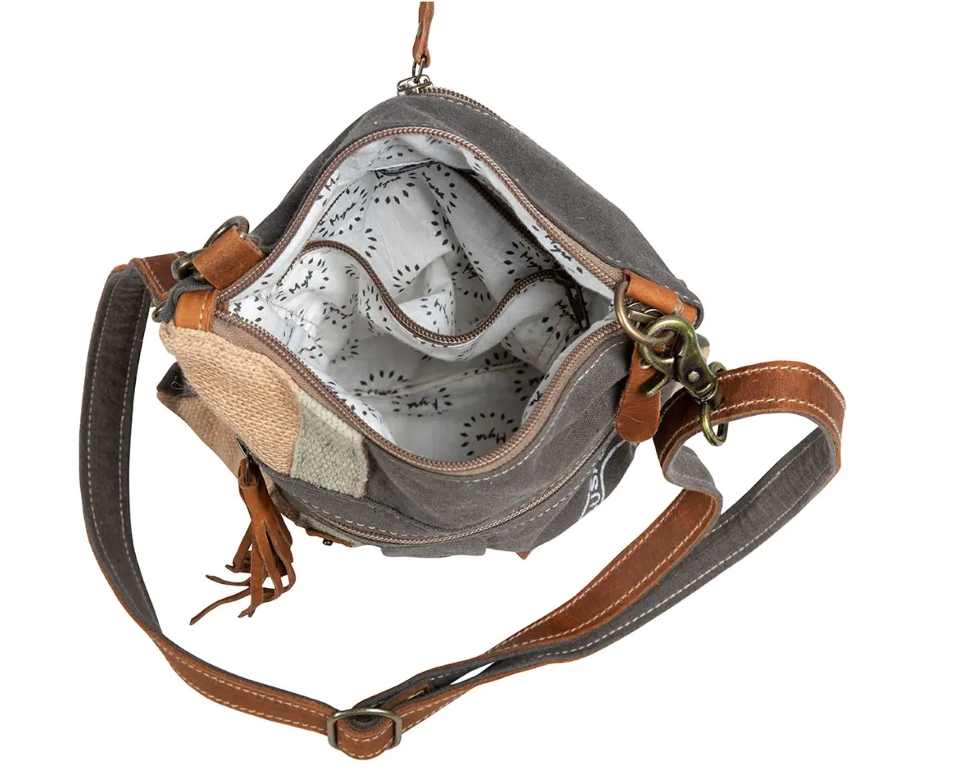 Myra | USA Canvas Patch Crossbody Bag *FINAL SALE*
