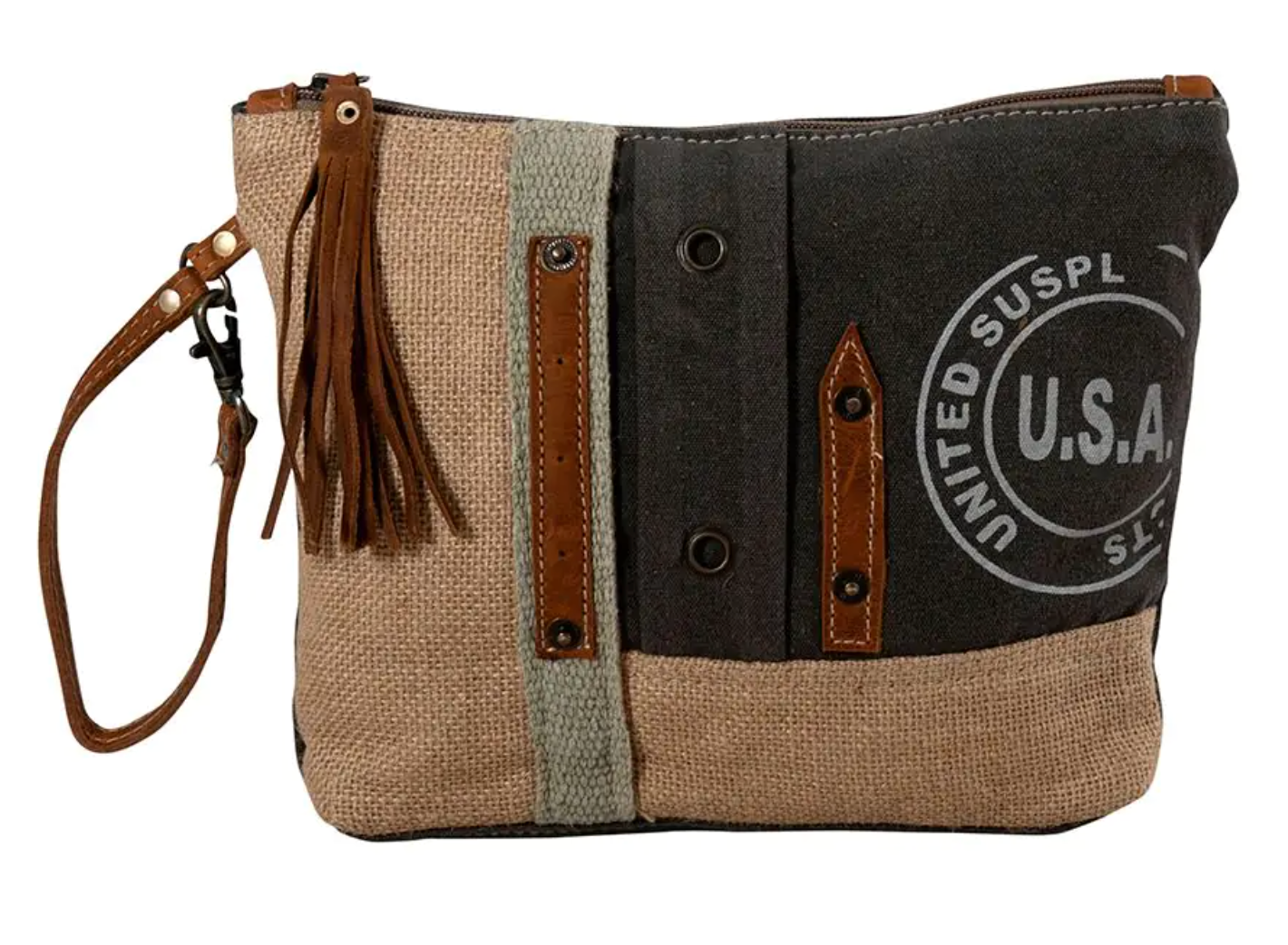 USA Canvas Patch Pouch Myra Bag *FINAL SALE*