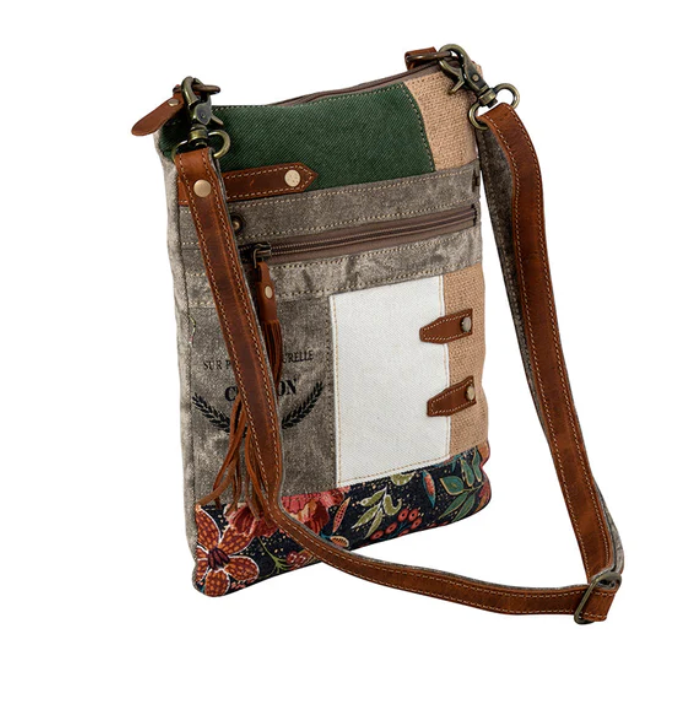 Myra Bag | Boulangerie Floral Trim Crossbody Bag *FINAL SALE*