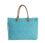 Myra Bag | Triple Fork Ranch Weekender Bag in Turquoise *FINAL SALE*