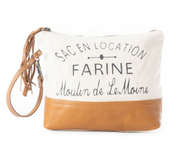 Myra | Farine Canvas Pouch *FINAL SALE*