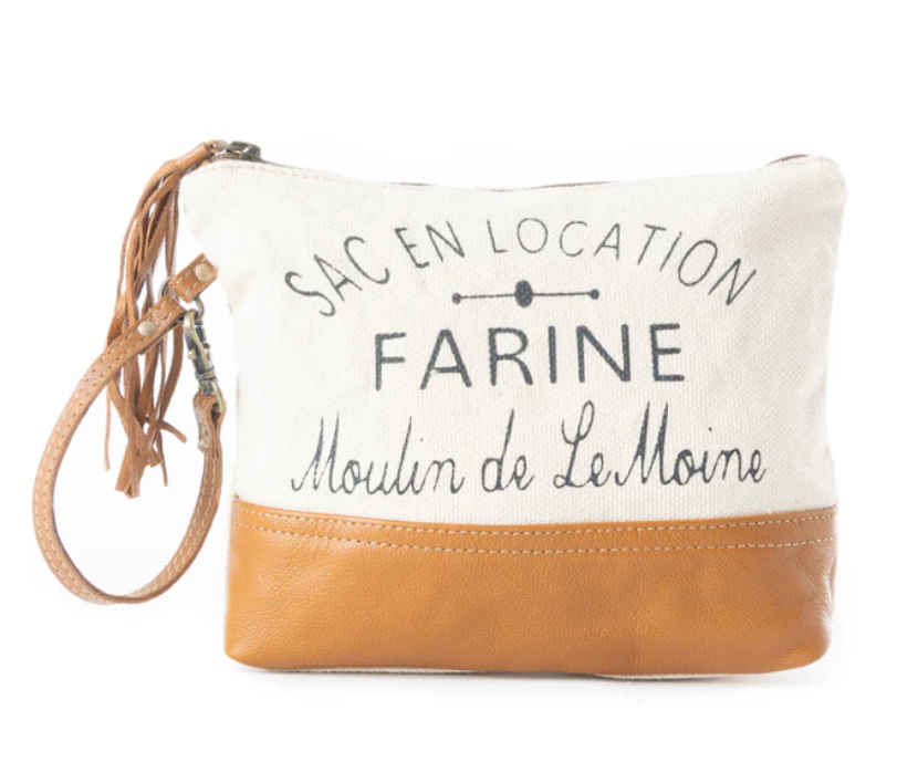 Myra | Farine Canvas Pouch *FINAL SALE*