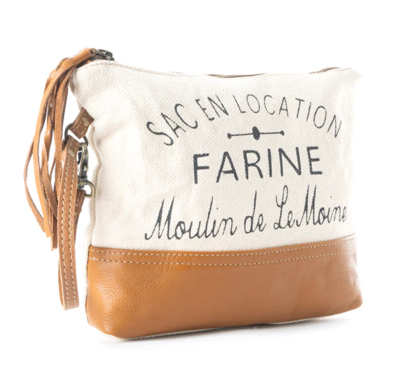 Myra | Farine Canvas Pouch *FINAL SALE*