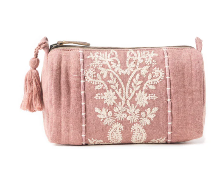 Myra | Victorian Lace Legacy Clutch Bag In Pink *FINAL SALE*