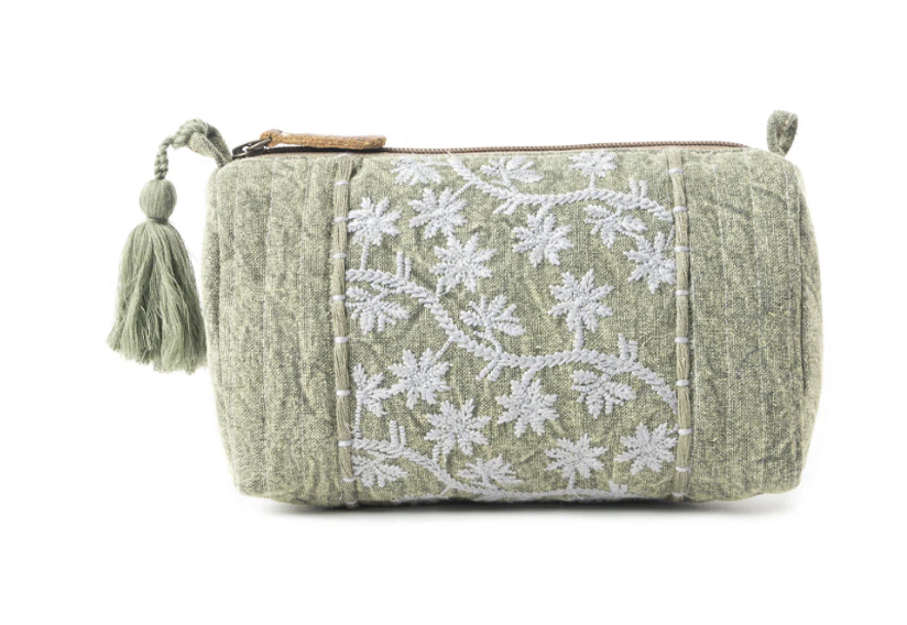 Myra | Bohemian Green Supreme Clutch Bag In Olive Green *FINAL SALE*