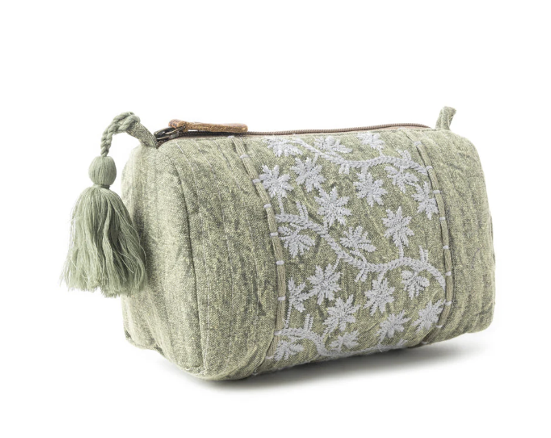 Myra | Bohemian Green Supreme Clutch Bag In Olive Green *FINAL SALE*