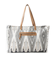 Myra | Tribal Spirit Adventure Weekender Bag In Off White *FINAL SALE*