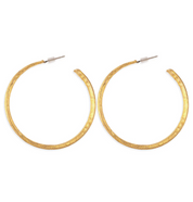Myra | Golden Hoop Earrings