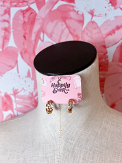 Link Gold Huggie Hoop  *Final Sale*