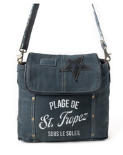 Myra | St. Tropez Explorer Shoulder Bag in Indigo *FINAL SALE*