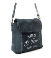 Myra | St. Tropez Explorer Shoulder Bag in Indigo *FINAL SALE*