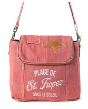 Myra | St. Tropez Explorer Shoulder Bag in Pink *FINAL SALE*