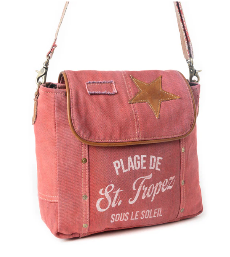 Myra | St. Tropez Explorer Shoulder Bag in Pink *FINAL SALE*