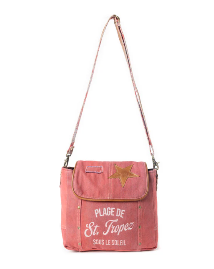 Myra | St. Tropez Explorer Shoulder Bag in Pink *FINAL SALE*