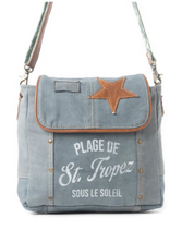 Myra | St. Tropez Explorer Shoulder Bag in Blue *FINAL SALE*