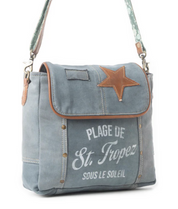 Myra | St. Tropez Explorer Shoulder Bag in Blue *FINAL SALE*