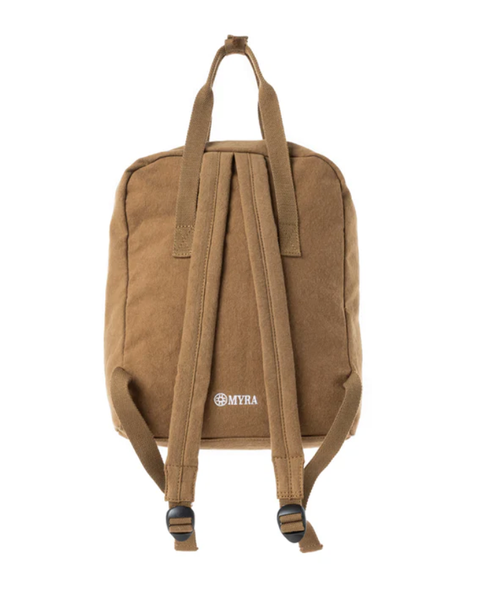 Myra | Pioneer Trek Canvas Backpack Bag in Rust Tan *FINAL SALE*