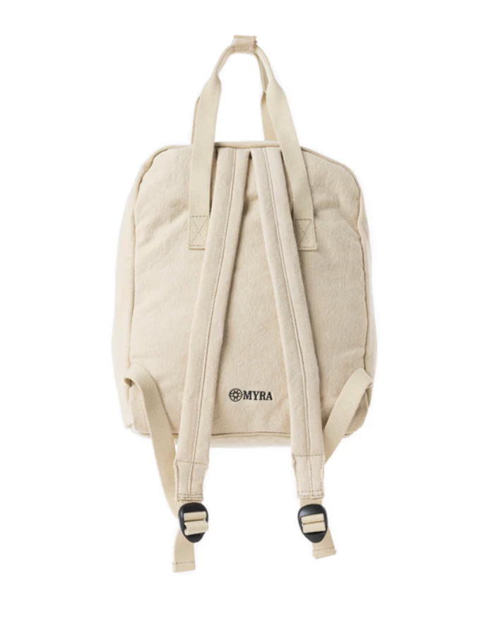 Myra | Pioneer Trek Canvas Backpack Bag in Beige *FINAL SALE*