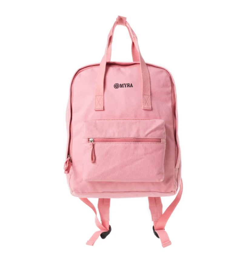 Myra | Pioneer Trek Canvas Backpack Bag in Pink *FINAL SALE*