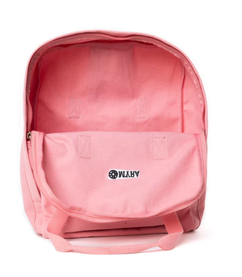 Myra | Pioneer Trek Canvas Backpack Bag in Pink *FINAL SALE*