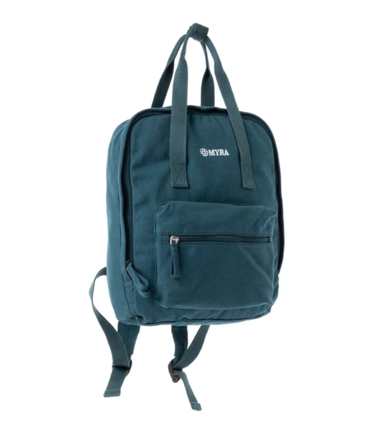 Myra | Pioneer Trek Canvas Backpack Bag in Blue *FINAL SALE*