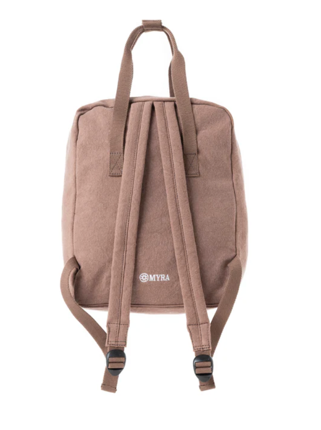 Myra | Pioneer Trek Canvas Backpack Bag in Brown *FINAL SALE*
