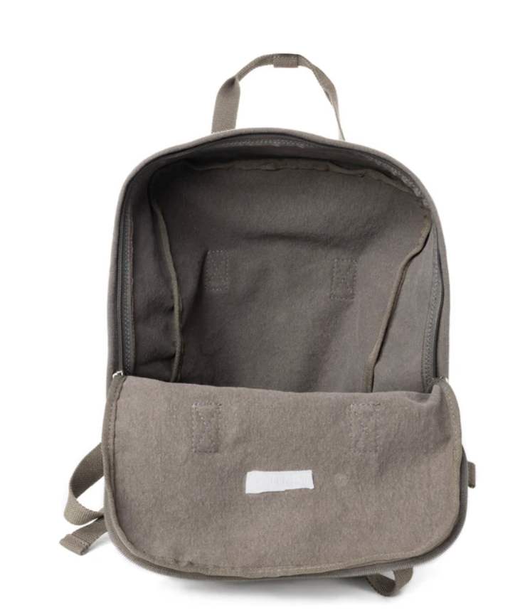 Myra | Pioneer Trek Canvas Backpack Bag in Grey *FINAL SALE*