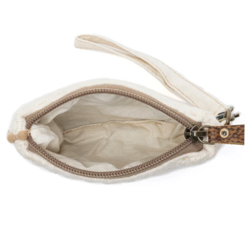 Myra | Sierra Whisper Woven Pouch in Dusty Ivory *FINAL SALE*