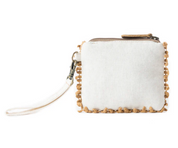 Myra | Savanna Glow Woven Pouch Bag in Sunny Gold  *FINAL SALE*