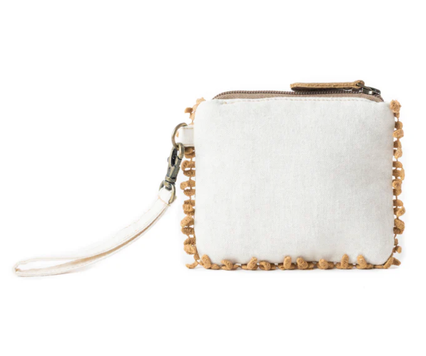Myra | Savanna Glow Woven Pouch Bag in Sunny Gold  *FINAL SALE*