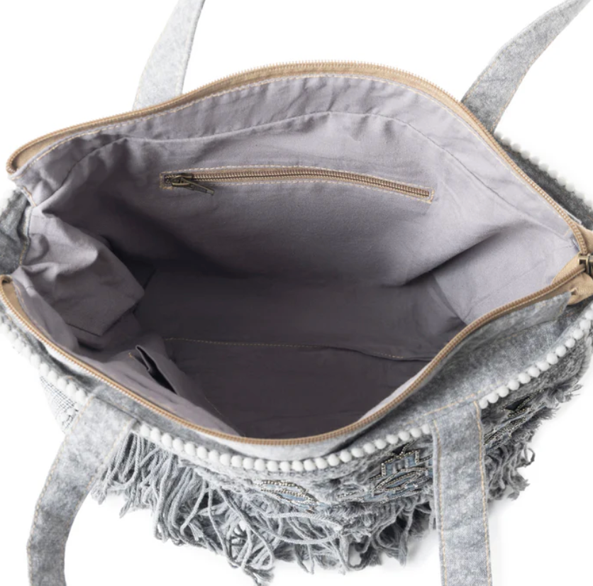 Myra | Smoky Mountain Fringe Tote Bag *FINAL SALE*