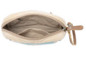 Myra | Azure Dune Canvas Pouch in Vintage Beige *FINAL SALE*