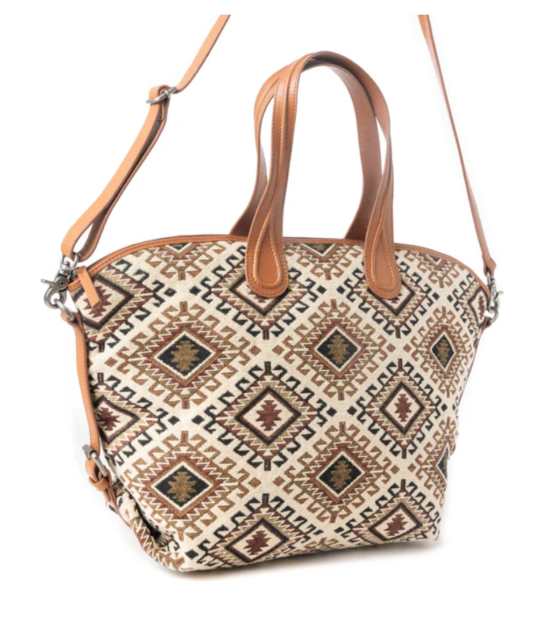 Myra | Bloomin' Ember Weekender Bag in Tribal Tan *FINAL SALE*