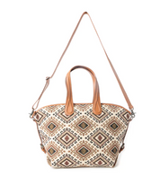 Myra | Bloomin' Ember Weekender Bag in Tribal Tan *FINAL SALE*