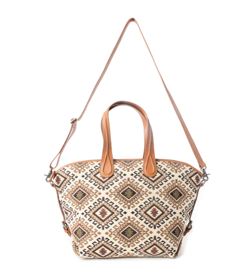 Myra | Bloomin' Ember Weekender Bag in Tribal Tan *FINAL SALE*